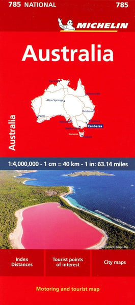 Australia Road Map Michelin Maps and Guides