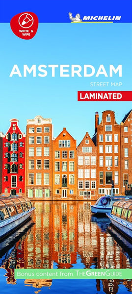 Amsterdam Laminated City Map Michelin Maps and Guides