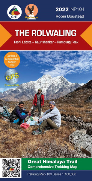 The Rolwaling Trekking Map : Tashi Labsta - Gaurishankar - Ramdung Peak Himalayan MapHouse Pvt. Ltd