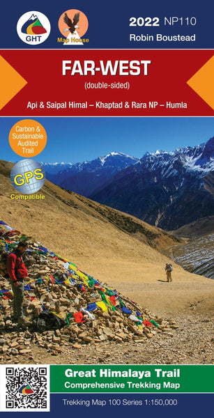 Far-West Trekking Map : Api & Saipal Himal - Khaptad & Rara NP - Humla (Double Sided) Himalayan MapHouse Pvt. Ltd