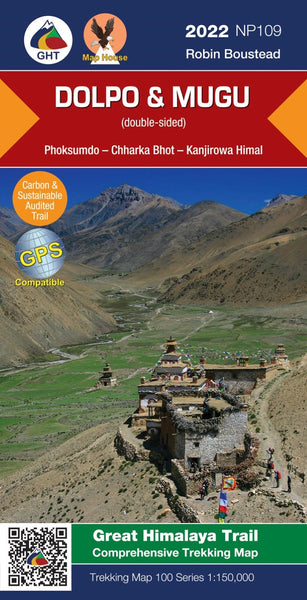 Dolpo and Mugu Region: 1:150,000 Trekking Map (The Great Himalaya Trail Series Maps NP 109) Himalayan MapHouse Pvt. Ltd