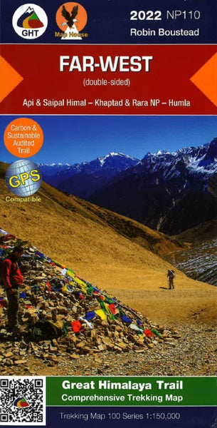 Far-West Trekking Map : Api & Saipal Himal - Khaptad & Rara NP - Humla (Double Sided) Himalayan MapHouse Pvt. Ltd