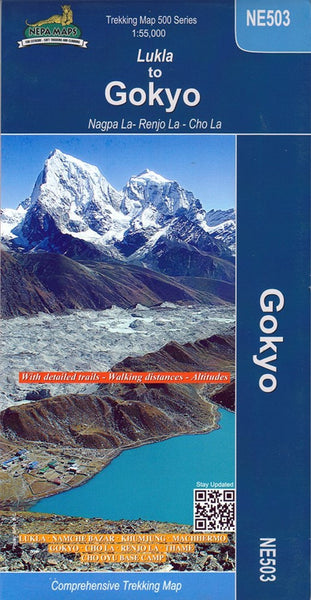 Lukla to Gokyo : Comprehensive Trekking Map Himalayan MapHouse Pvt. Ltd