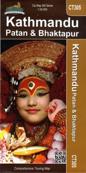 Kathmandu, Nepal City Map : Patan & Bhaktapur City Map Himalayan MapHouse Pvt. Ltd