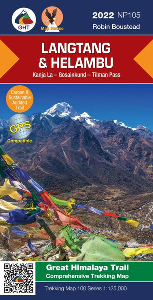Langtang & Helambu: Gosainkund & Helambu Comprehensive Trekking Map Himalayan MapHouse Pvt. Ltd