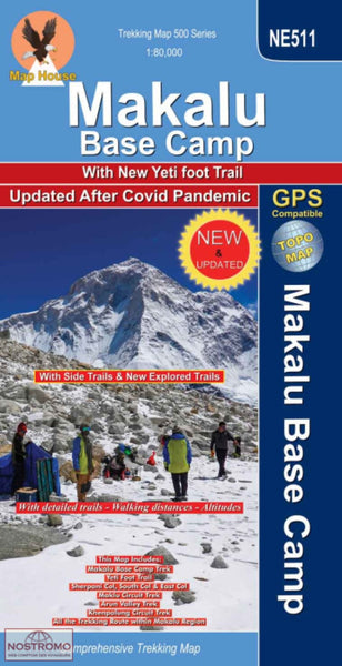 Makalu Base Camp : Arun Valley - Tumlingtar - Khadbari - Num - Makalu BC Himalayan MapHouse Pvt. Ltd