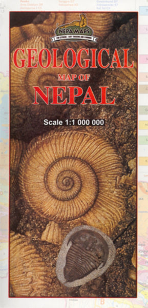 Nepal Geologic Map 1:1,000,000 Himalayan MapHouse Pvt. Ltd
