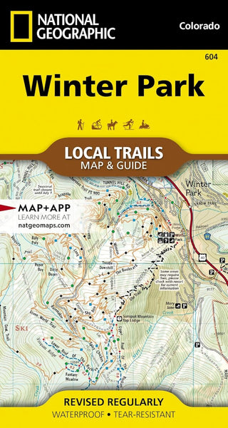 Winter Park Map [Local Trails] National Geographic Maps