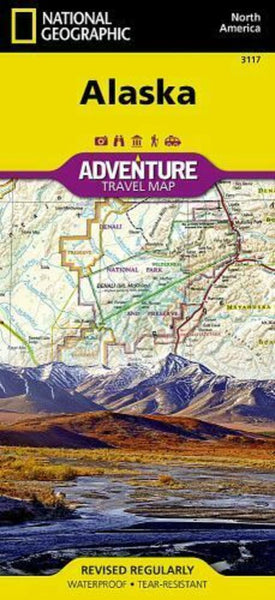 Alaska, Adventure Map 3117 National Geographic Maps