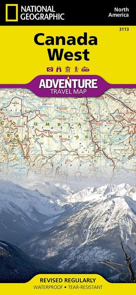 Canada West Adventure Map National Geographic Maps