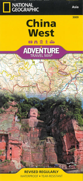 China, West Adventure Map 3009 National Geographic Maps