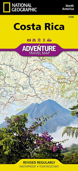 Costa Rica Adventure Map 3100 National Geographic Maps
