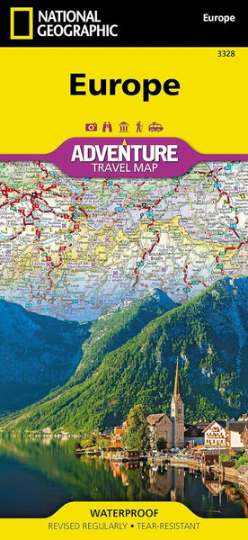 Europe Adventure Map 3300 National Geographic Maps