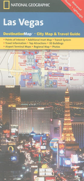 Las Vegas, Nevada DestinationMap National Geographic Maps