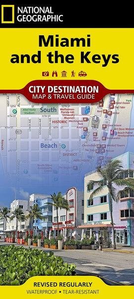 Miami, Florida and the Keys Destination Map National Geographic Maps