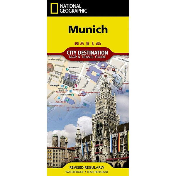 Munich, Germany DestinationMap National Geographic Maps