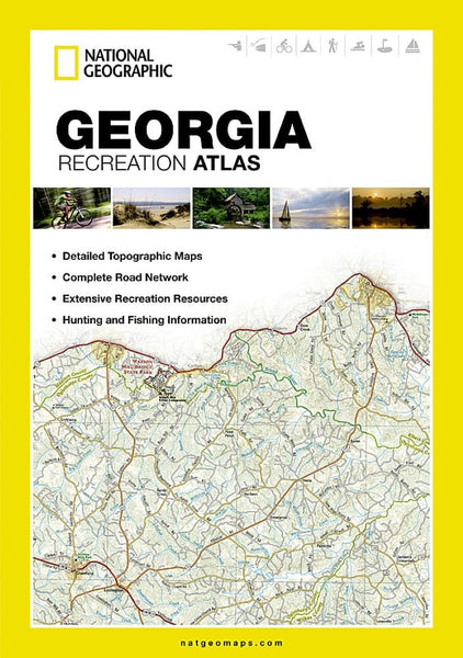 Georgia : recreation atlas | Map Geek.com