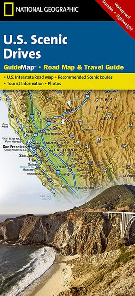 U.S. Scenic Drives GuideMap National Geographic Maps