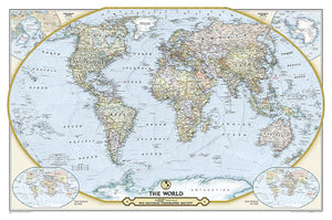 One hundred twenty-fifth anniversary world map : wall map