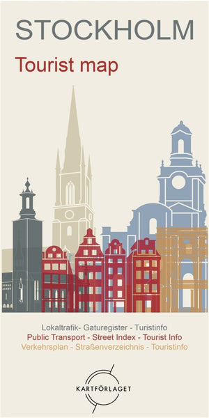 Stockholm Tourist Map Norstedts