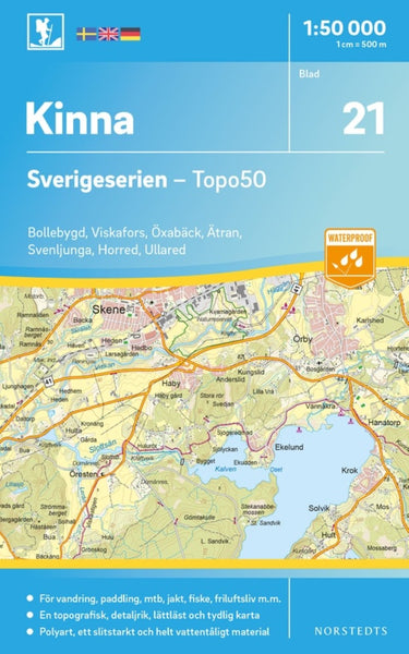 21 Kinna Sverigeserien Topo50 Norstedts