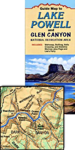 Lake Powell and Glen Canyon, Utah Recreation Map North Star Mapping