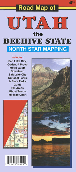Road map of Utah, The Beehive State North Star Mapping