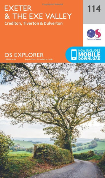 Exeter & the Exe Valley : Ordnance Survey Explorer Map Ordnance Survey