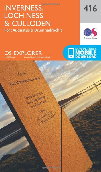 Inverness / Loch Ness / Culloden Ordnance Survey