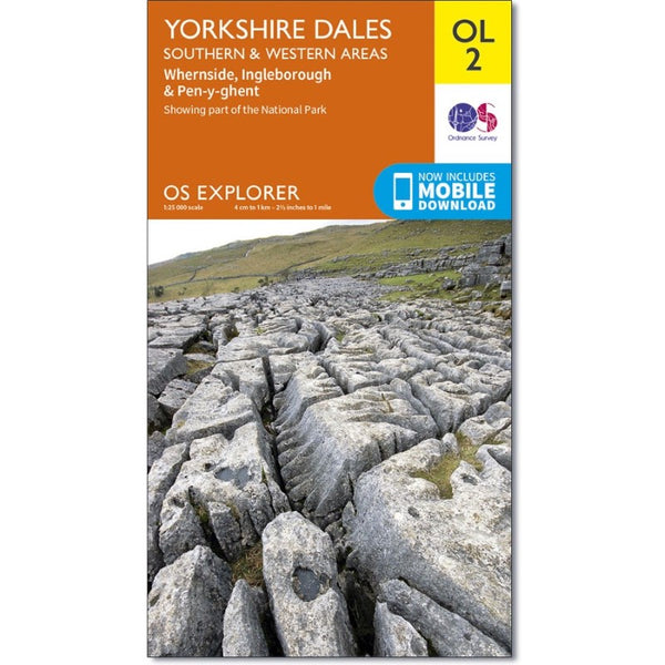Yorkshire Dales - Western area Explorer Map Ordnance Survey