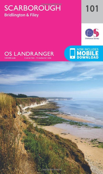 Scarborough Topographic Map Ordnance Survey