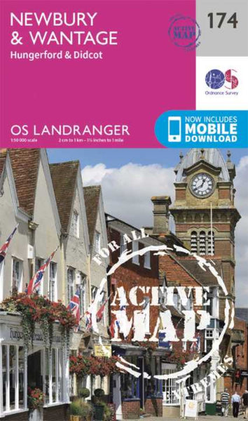 Newbury, Wantage & Hungerford Waterproof Landranger Map Ordnance Survey