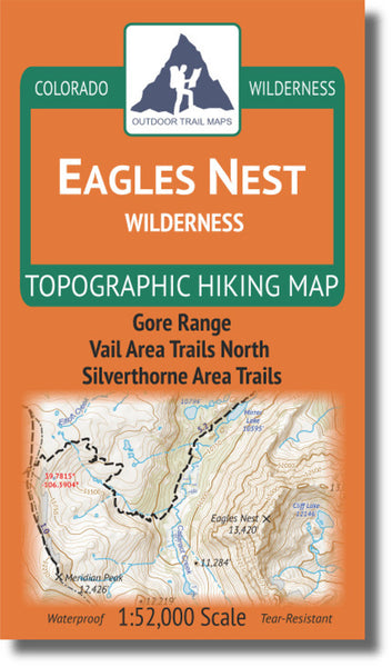 Eagles Nest Wilderness 1:52k Outdoor Trail Maps LLC