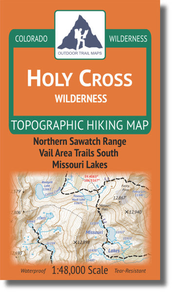 Holy Cross Wilderness 1:48k Outdoor Trail Maps LLC