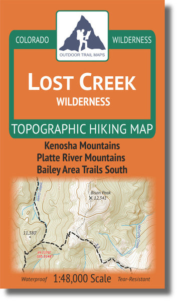 Lost Creek Wilderness 1:48k Outdoor Trail Maps LLC