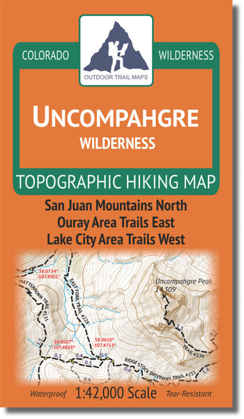Uncompahgre Wilderness Outdoor Trail Maps LLC