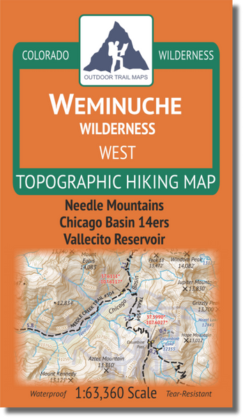 Weminuche Wilderness - WEST Outdoor Trail Maps LLC