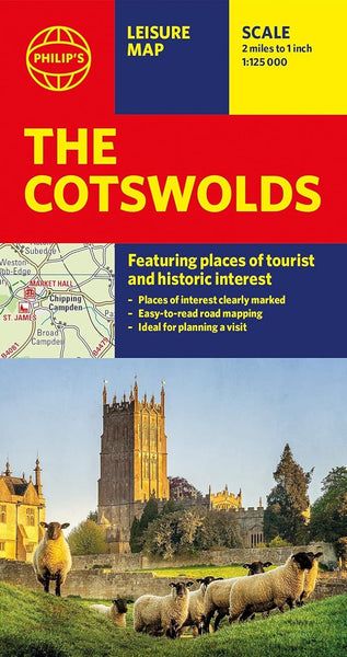 The Cotswolds Leisure Map Philip's