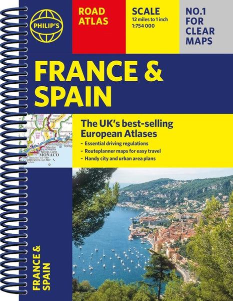 Philip's France & Spain Road Atlas Philip's