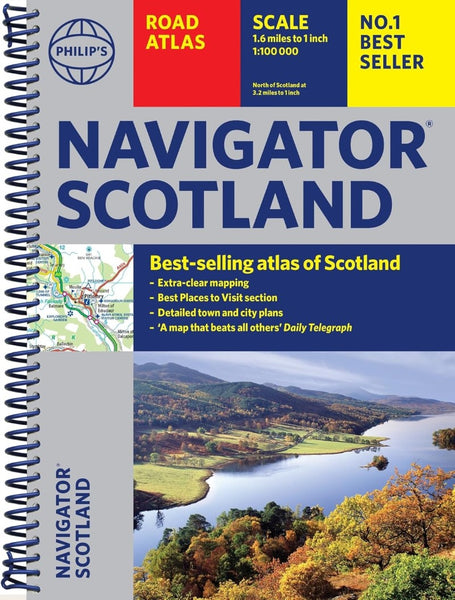 Philip's 2025 Navigator Scotland Road Atlas Philip's