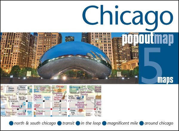 Chicago, Illinois, PopOut Map PopOut Products, Compass Maps Ltd.