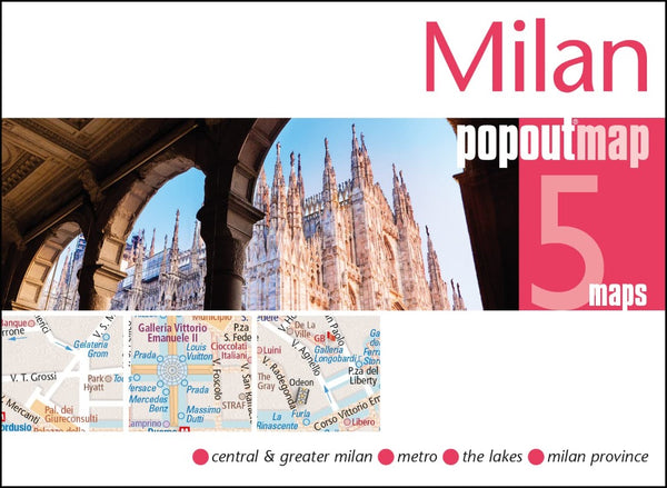 Milan : popoutmap : 5 maps PopOut Products, Compass Maps Ltd.