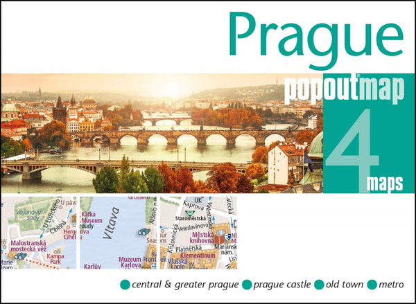 Prague : popoutmap : 4 maps PopOut Products, Compass Maps Ltd.