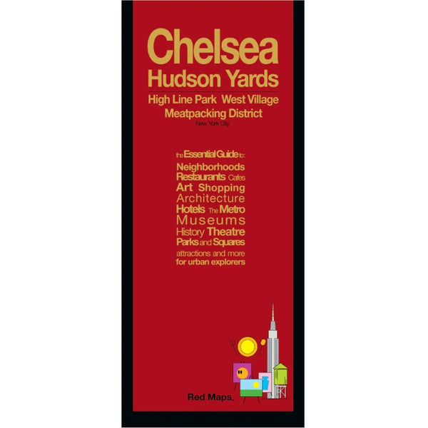 Chelsea, Meatpacking District and The West Village, New York City Red Maps