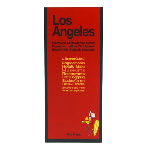Los Angeles, CA: Hollywood Santa Monica Sunset : Downtown La Brea W. Hollywood : Beverly Hills Burbank Pasadena Red Maps