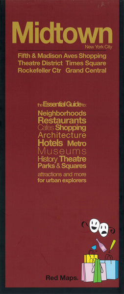 Midtown New York City, New York City Map Red Maps