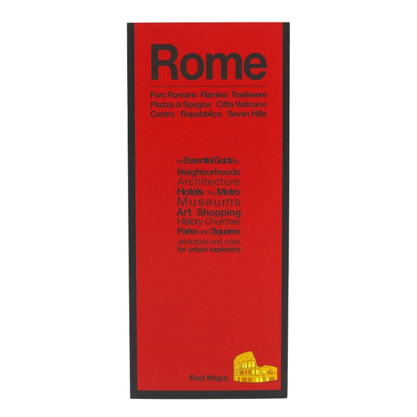 Rome, Italy: Foro Romano Falmino Trastervere : Piazza di Spagna Citta Vaticano : Centro Repubblica Seven Hills Red Maps
