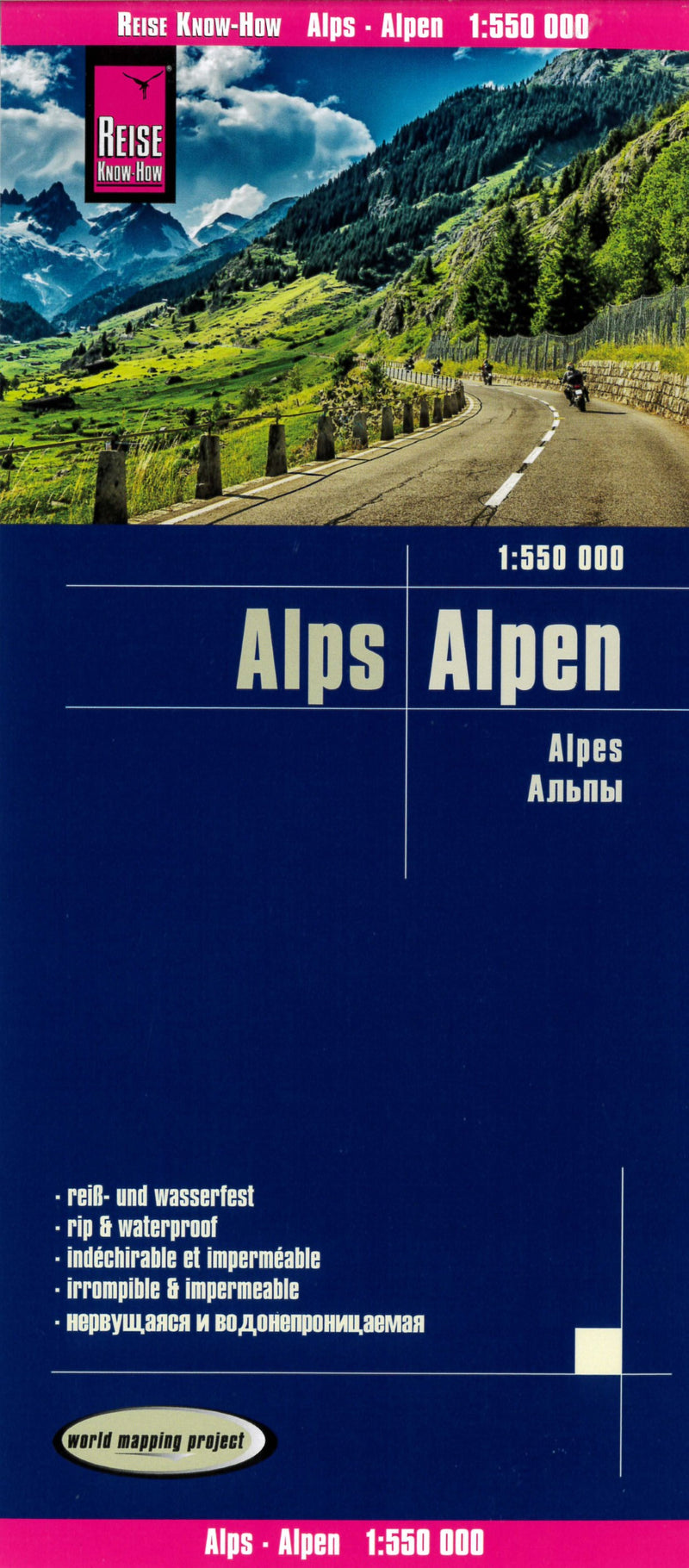 Alps Road Map | Map Geek.com