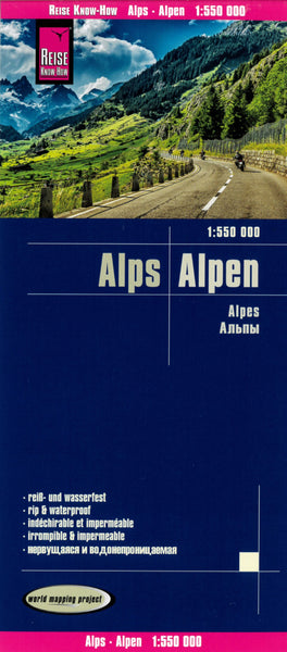 Alps Road Map Reise Know-How Verlag