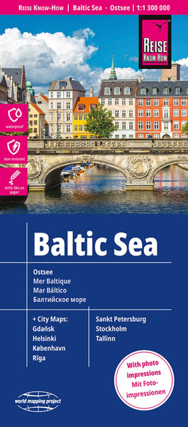 Baltic Sea Road Map Reise Know-How Verlag